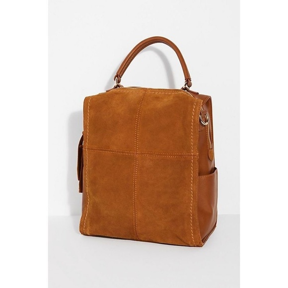 Free People Handbags - Free People Modaluxe Abbie Suede Backpack Purse